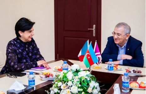 Mexican Ambassador Maria Victoria Romero Caballero at Khazar University